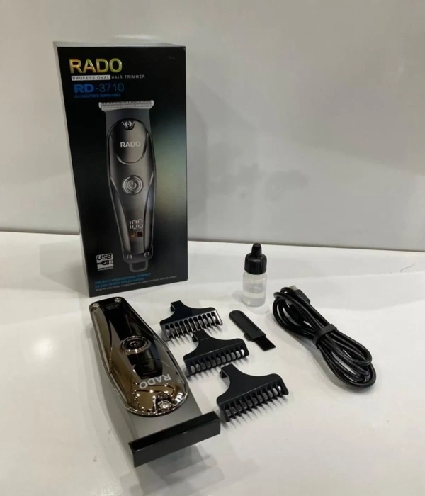 Rado Rd-3710 T Bıçak Sıfır Kesim Lcd Ekran Şarjlı Tıraş Makinesi