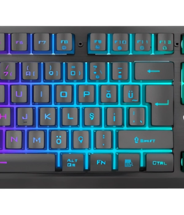 RAMPAGE MIRACLE K2 SIYAH USB RGB Q KLAVYE