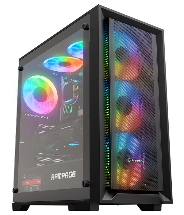 RAMPAGE VOYAGER 750W 80+ BRONZE SİYAH GAMİNG KASA