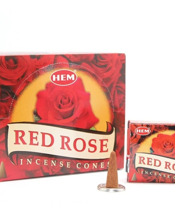 Red Rose Aromalı Konik Tütsü