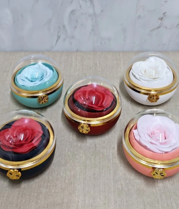 Romantik  Gül Yüzük Kutusu Kubbe Alk5009