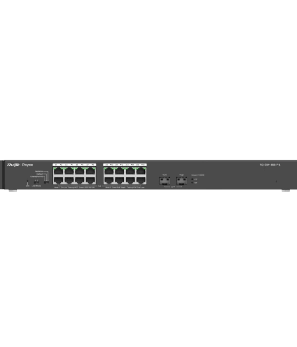RUİJİE-REYEE RG-ES118GS-P-L 18XGE F.GIGABIT 247W POE SWİTCH
