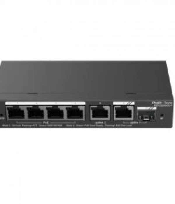 RUİJİE-REYEE RG-ES206GS-P 4XGE-2XGE GİGABİT 54W SMART POE SWİTCH