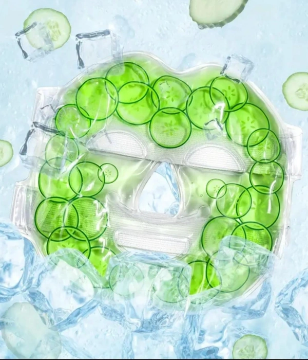 Salatalık Desenli Termojel – Soğuk Sıcak Kullanım, Rahatlatıcı Jel Ped