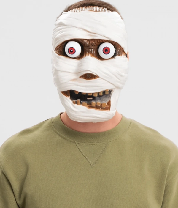 Sallanan Yaylı Oynar Gözlü Mumya Maskesi