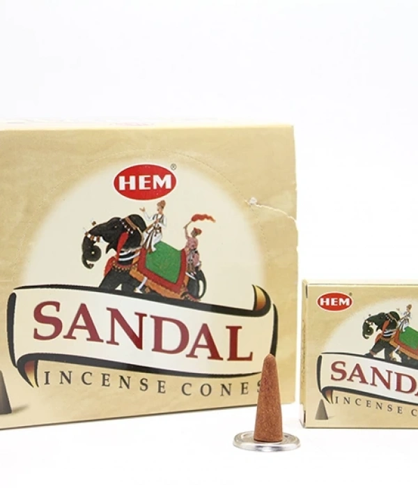 Sandal Aromalı Konik Tütsü