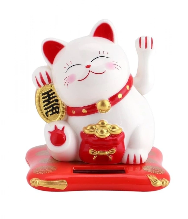 Şanslı Kedi El Sallayan Kedi