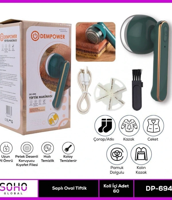 Saplı Oval Tiftik Makinesi