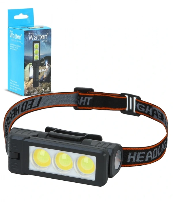 Şarjlı Mıknatıslı Çalışma Lambası Kafa Işığı Wt-706