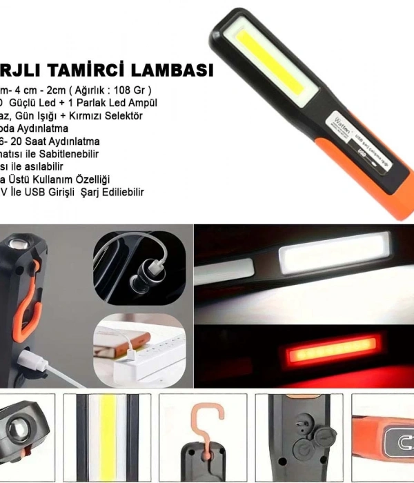 Şarjlı Tamirci Lambası  Wt-297