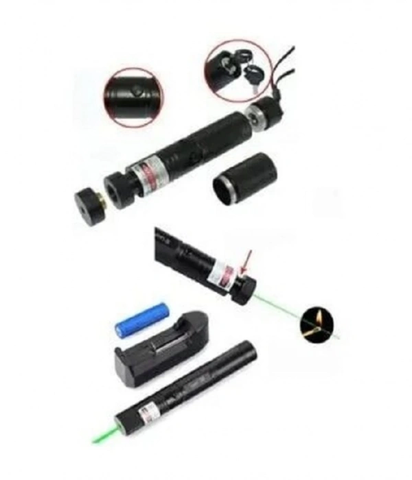 Şarjlı Turbo Yeşil Lazer Pointer Kibrit Yakabilen 15000 Mv Güç 5000mw