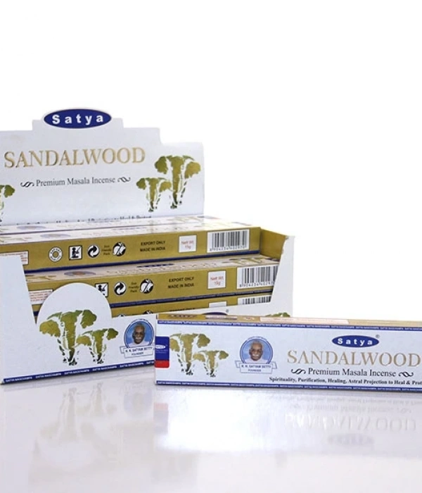 Satya Sandalwood Aromalı Tütsü Satya012