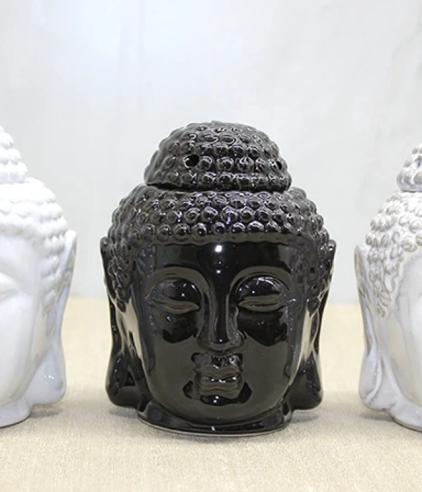 Seramik Buda Büstü Buhurdanlık Alk4447