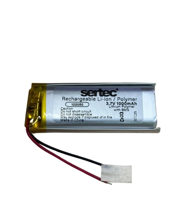 Sertec 102050 3.7v 1000mah Li-polymer Pil (devreli/1.5a)