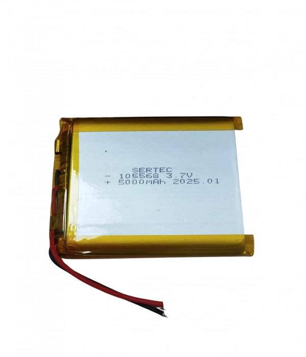 Sertec 105568 3.7v 5000 Mah Li-polymer Pil (devreli/1.5a)