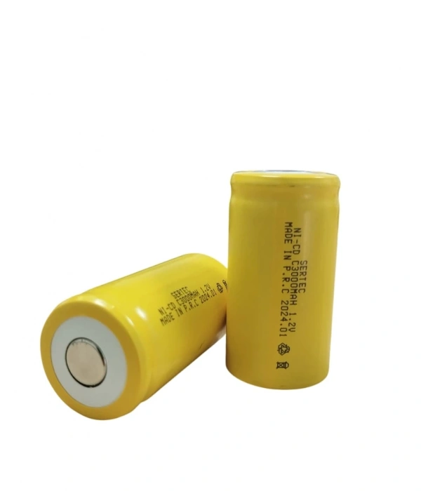 Sertec - 1.2v 3000 Mah - C Orta Boy - Ni-cd Şarjlı Pil - (başsız / Flat Head)