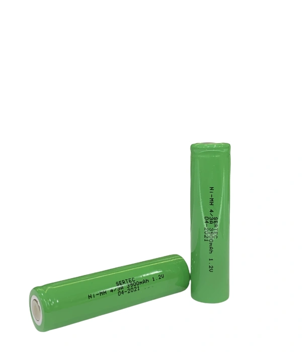 Sertec - 1.2v 3800 Mah - 4/3a - Ni-mh Şarjlı Pil - (başsız / Flat Head)
