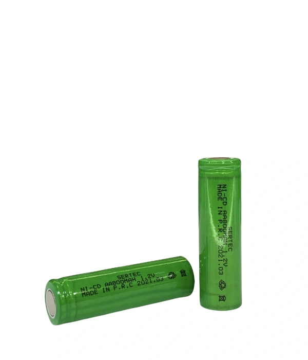 Sertec - 1.2v 800 Mah - Aa - Ni-cd Şarjlı Pil - (başsız / Flat Head)
