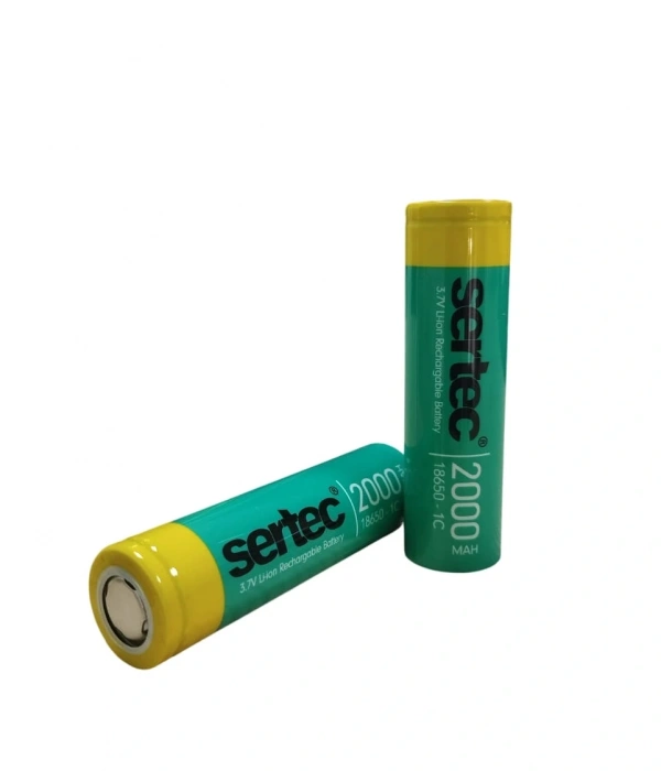 Sertec 18650 3.7v 2000 Mah 1c Li-ıon Şarjlı Pil