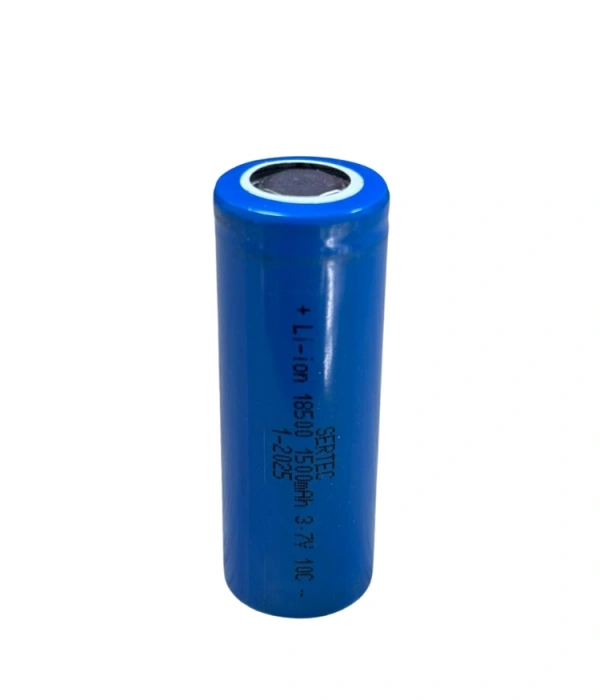 Sertec 3.7v Li-ion 18500 1500 Mah 10c Şarjlı Pil