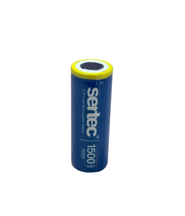 Sertec 3.7v Li-ion 18500 1500 Mah 1c Şarjlı Pil