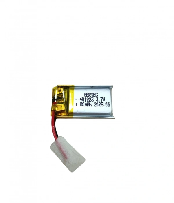Sertec 401223 3.7v 80 Mah Li-polymer Pil (devreli/1.5a)