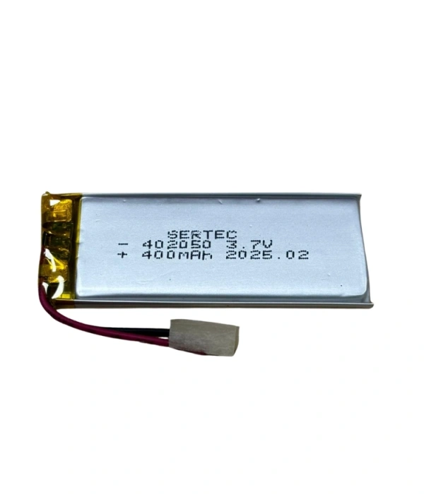 Sertec 402050 3.7v 400mah Li-polymer Pil (devreli/1.5a)