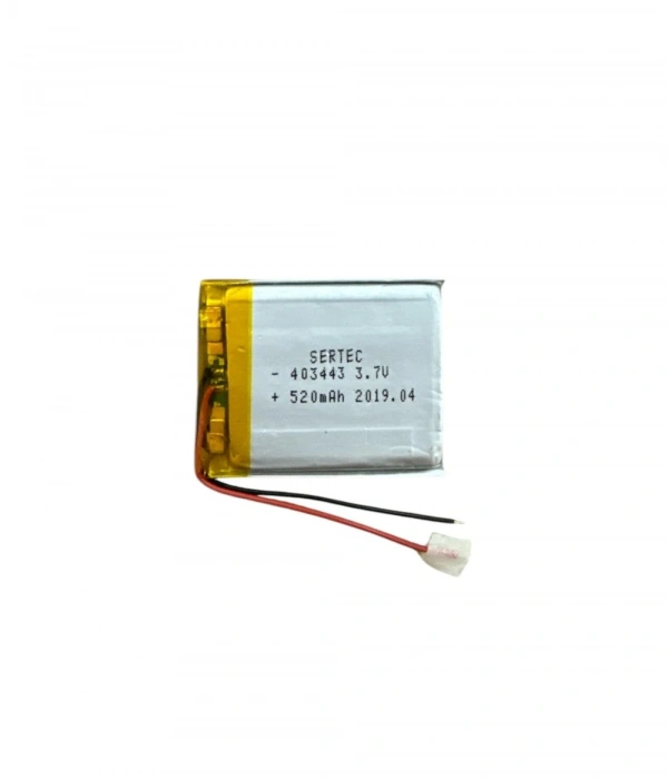 Sertec 403443 3.7v 520 Mah Li-polymer Pil (devreli/1.5a)