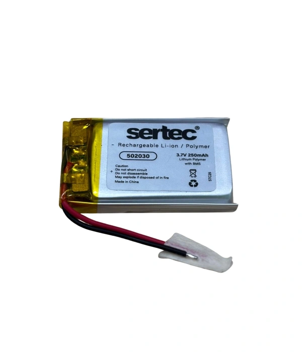 Sertec 502030 3.7v 250 Mah Li-polymer Pil (devreli/1.5a)