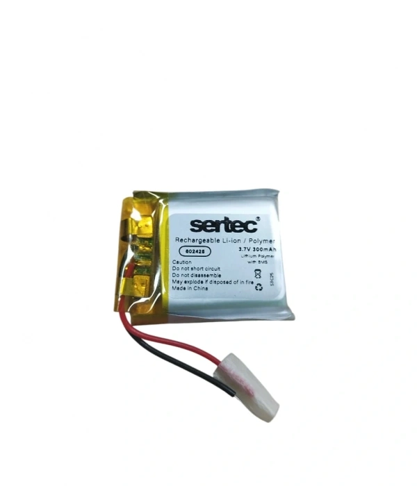 Sertec 602425 3.7v 300mah Li-polymer Pil (devreli/1.5a)