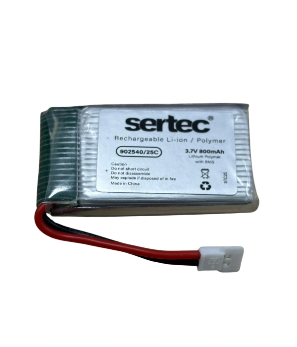 Sertec / 902540 / 3.7v - 800mah - 25c Beyaz Soket