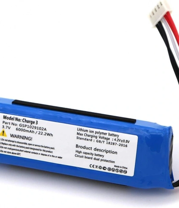 Sertec Jbl Charge 3 Uyumlu 3.7v 6000 Mah Soketli Batarya
