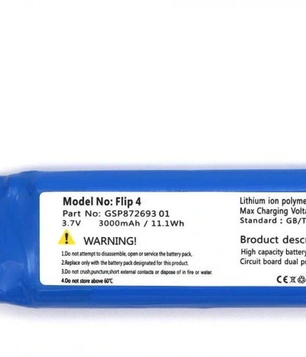 Sertec Jbl Flip 4 Uyumlu 3.7v 3000 Mah Soketli Batarya