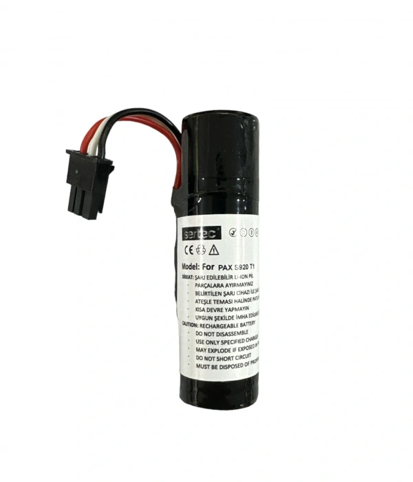 Sertec - Pax S920 Pos Uyumlu Batarya