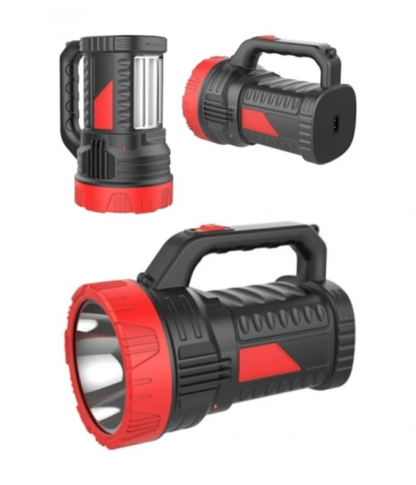 Silver Projektör 15w Led Şarjlı El Feneri Ve X2 Tüp 26smd Led Çift Yönlü