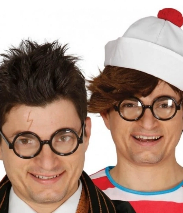 Siyah Çerçeveli Numarasız Camlı Öğrenci Şaka Gözlüğü 1 Adet