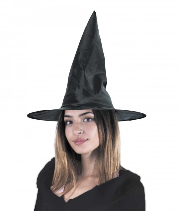 Siyah Renk Cadı Şapkası