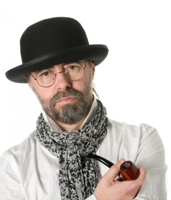 Siyah Renk Yetişkin Boy Retro Bowler Derby Şapkası 58 Cm