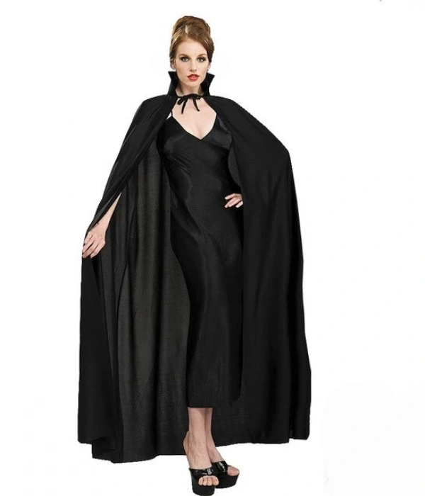 Siyah Yakalı Yetişkin Pelerin 120 Cm