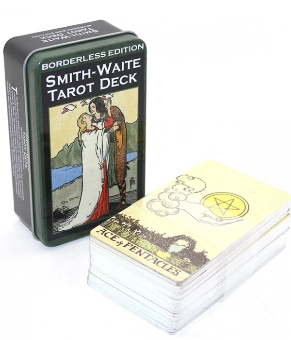 Smıth-waıte Metal Kutulu Tarot Kartı Alk2814