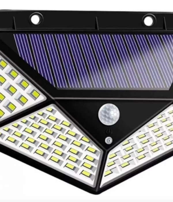 Solar Hareket Sensörlü Duvar Lambası 100 Led Mz-303