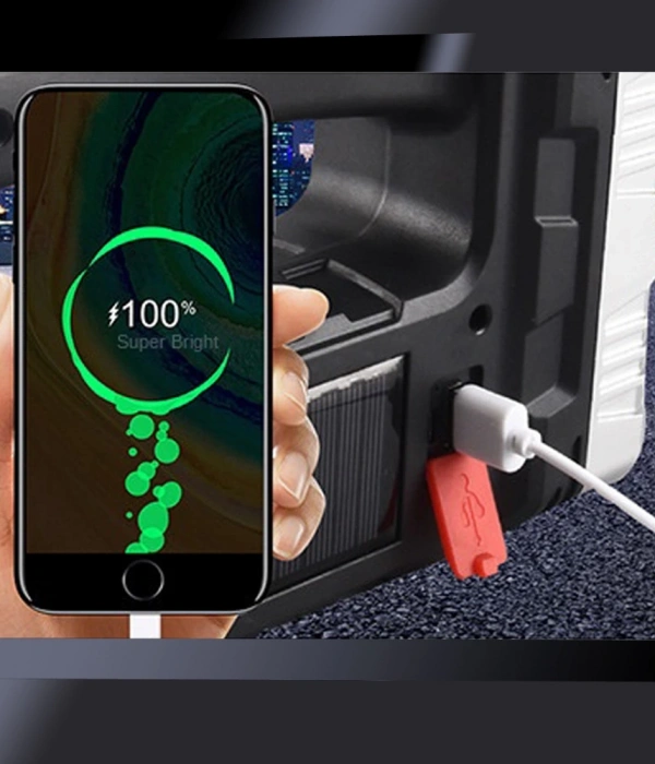 Solar Panelli Ledli Fener  Wt-614