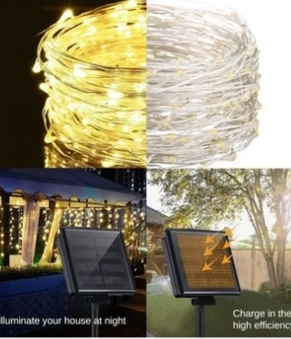 Solar Peri Led 20m 200 Led Gün Işığı