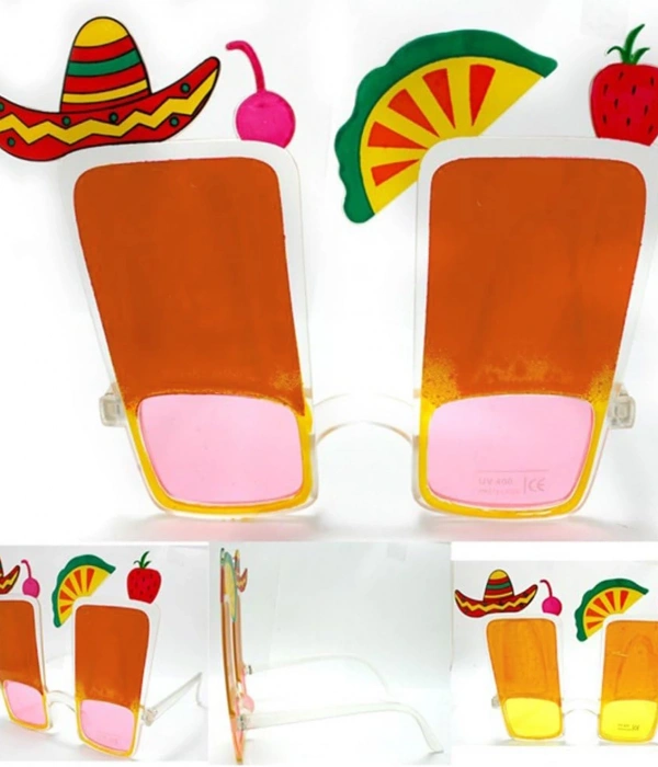 Sombrero Hawaii Fiesta Meyve Figürlü Yaza Merhaba Gözlük