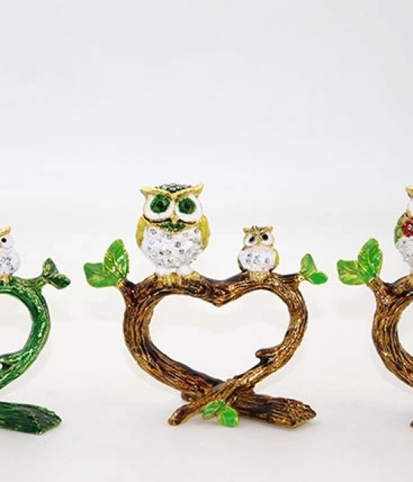 Swaroski 2li Baykuş Alk2037