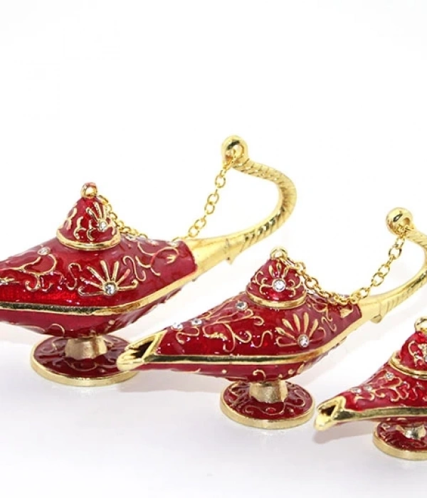 Swaroski Taşlı 3lü Alaaddin Lambası Alk1923