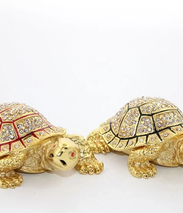 Swaroski Taşlı Kaplumbağa Figürü Alk1912