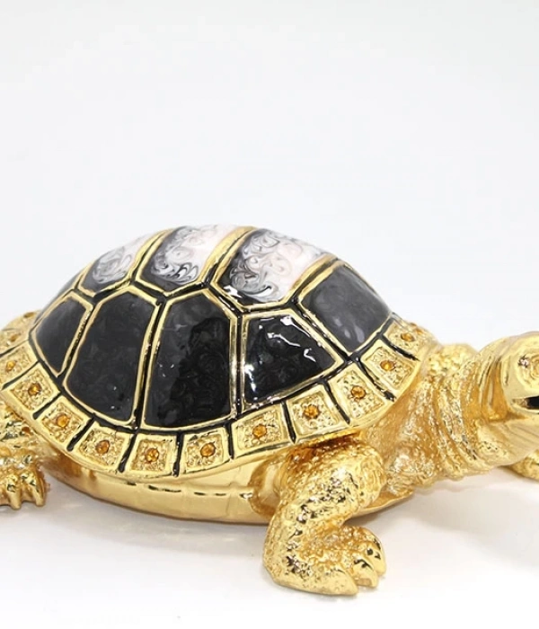 Swaroski Taşlı Kaplumbağa Figürü Alk1914