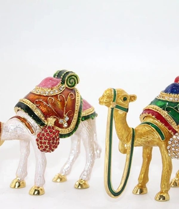 Swaroski Taşlı Tekli Deve Figürü Alk1884