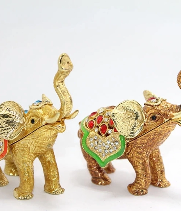 Swaroski Taşlı Tekli Fil Figürü Alk1890